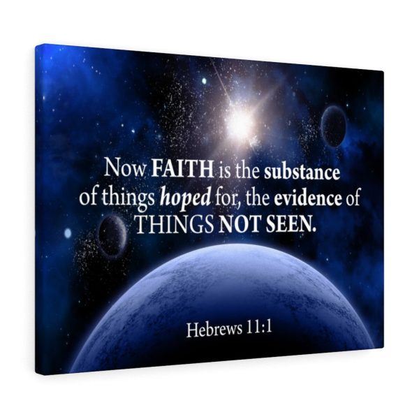 Scripture Canvas Things Not Seen Hebrews 11:1 Christian Bible Verse Meaningful Framed Prints, Canvas Paintings - Image 6