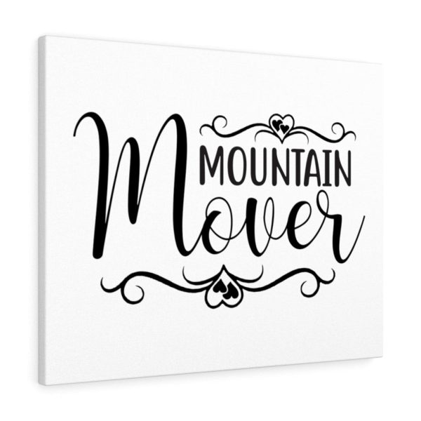 Scripture Canvas Mountain Mover Christian Meaningful Framed Prints, Canvas Paintings - Image 2