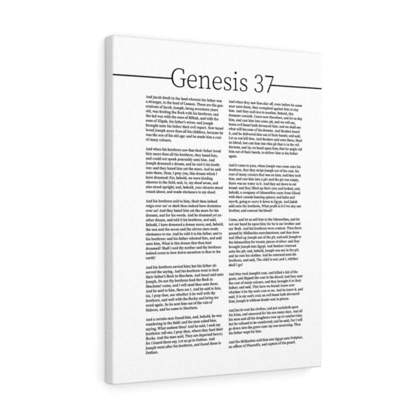 Scripture Canvas Genesis 37 Story of Joseph Christian Bible Verse Meaningful Framed Prints, Canvas Paintings - Image 7