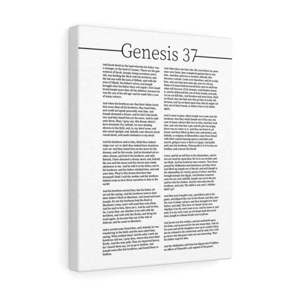 Scripture Canvas Genesis 37 Story of Joseph Christian Bible Verse Meaningful Framed Prints, Canvas Paintings - Image 4