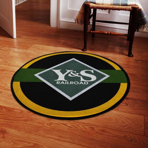 Ysrr Living Room Round Mat Circle Rug Youngstown & Southern Railroad