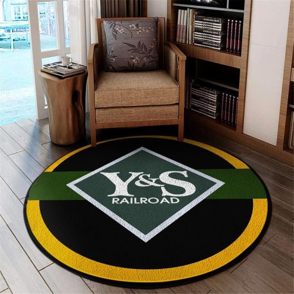 Ysrr Living Room Round Mat Circle Rug Youngstown & Southern Railroad - Image 2