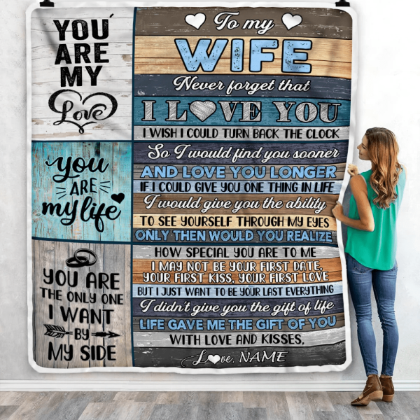 Personalized To My Wife Blankets For Wife From Husband You Are My Love - Image 6