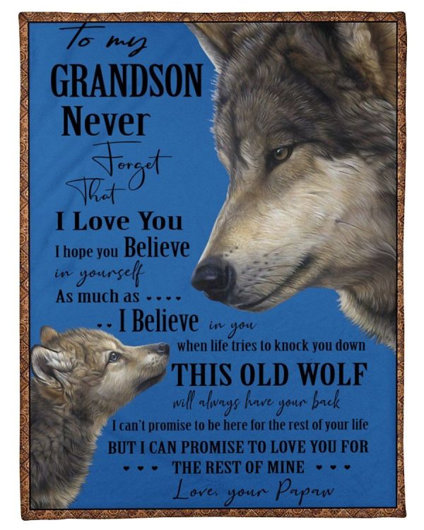 Never Forget That I Love You Lovely Message From Papaw Gifts For Grand - Image 3