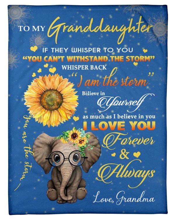 The Messages From Grandma With Love To Granddaughter Who Loves Elephan - Image 4