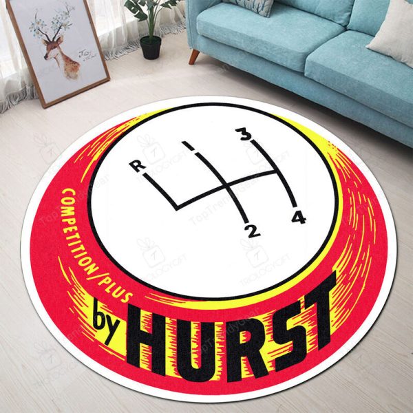 Hot Rod Vintage Drag Racing Round Mat Round Floor Mat Room Rugs Carpet Outdoor Rug Washable Rugs - Image 2