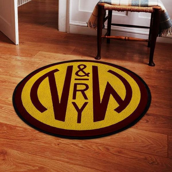 Norfolk Round Mat Norfolk And Western Railway Round Floor Mat Room Rugs Carpet Outdoor Rug Washable Rugs