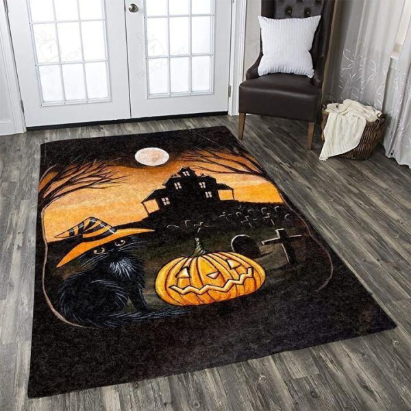 Halloween Rectangle Rug Decor Area Rugs For Living Room Bedroom Kitchen Rugs Home Carpet Flooring Rs015260 Print