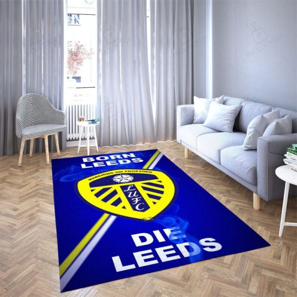 Leeds United Football Club Doormat 17 Rectangle Rug Decor Area Rugs For Living Room Bedroom Kitchen Rugs Home Carpet Flooring Rs017531 Print