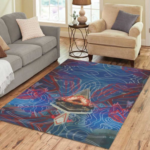 Metal Panic Rectangle Area Rugs Carpet For Living Room, Bedroom, Kitchen Rugs, Non-Slip Carpet Rp122032 Print